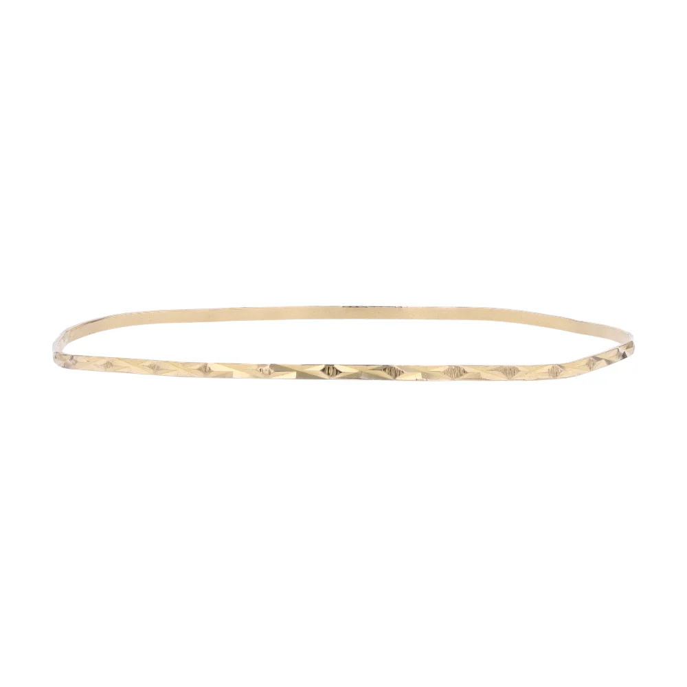 14K Yellow Gold Bangle Bracelet