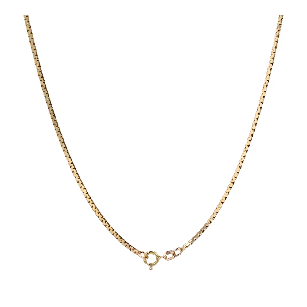 14K Yellow Gold Diamond Pendant Necklace - Image 2