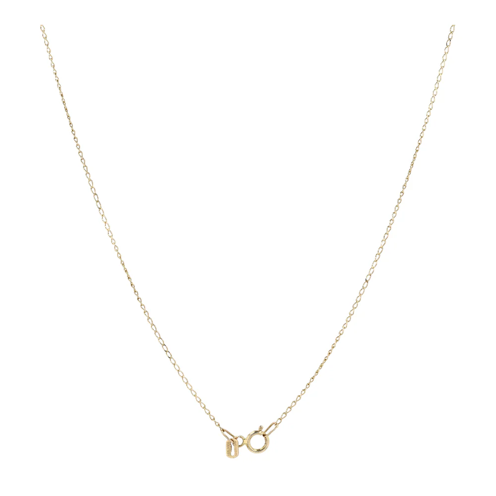 14K Yellow Gold Opal Pendant Necklace - Image 2
