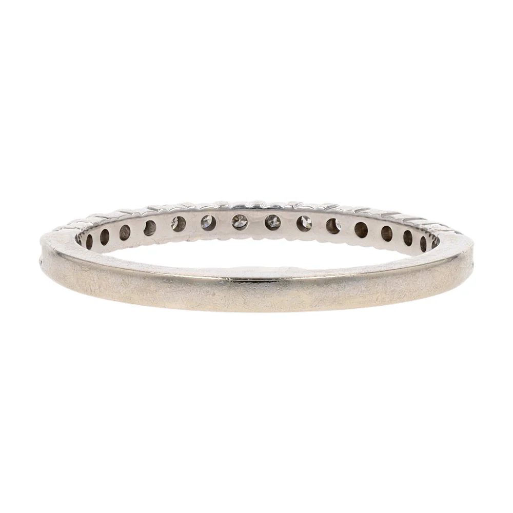 1/10 ctw 14K White Gold Diamond Band Ring - Image 3