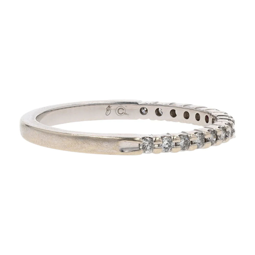 1/10 ctw 14K White Gold Diamond Band Ring - Image 4