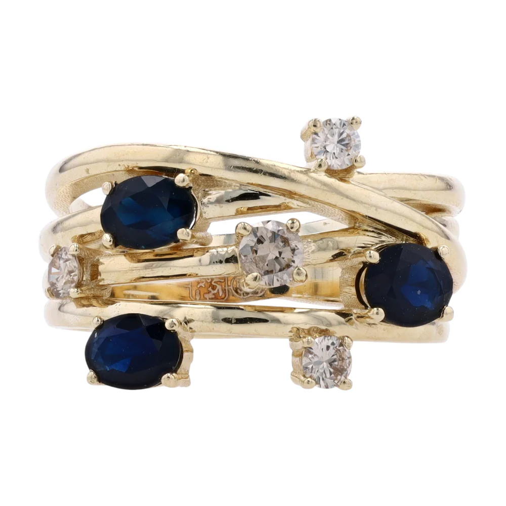 1/5 ctw 14K Yellow Gold Diamond Fashion Ring