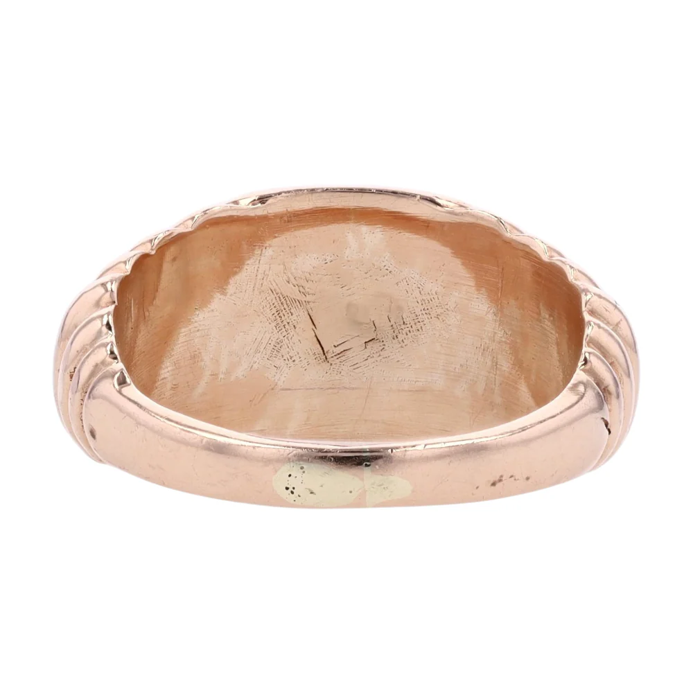 1/10 ctw 14K Rose Gold Diamond Fashion Ring - Image 3