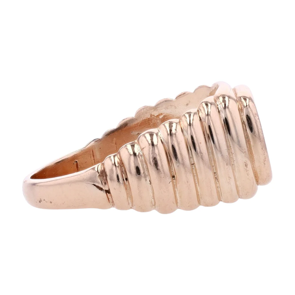 1/10 ctw 14K Rose Gold Diamond Fashion Ring - Image 4