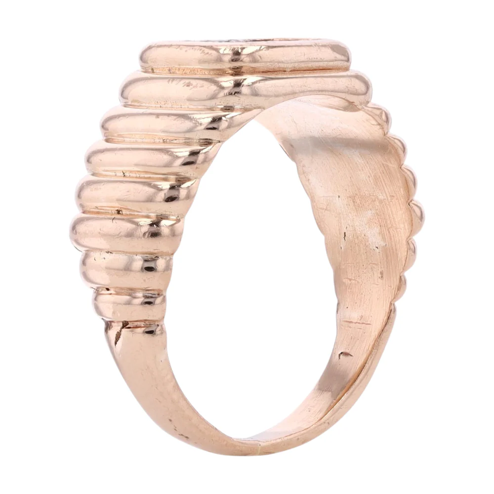 1/10 ctw 14K Rose Gold Diamond Fashion Ring - Image 5