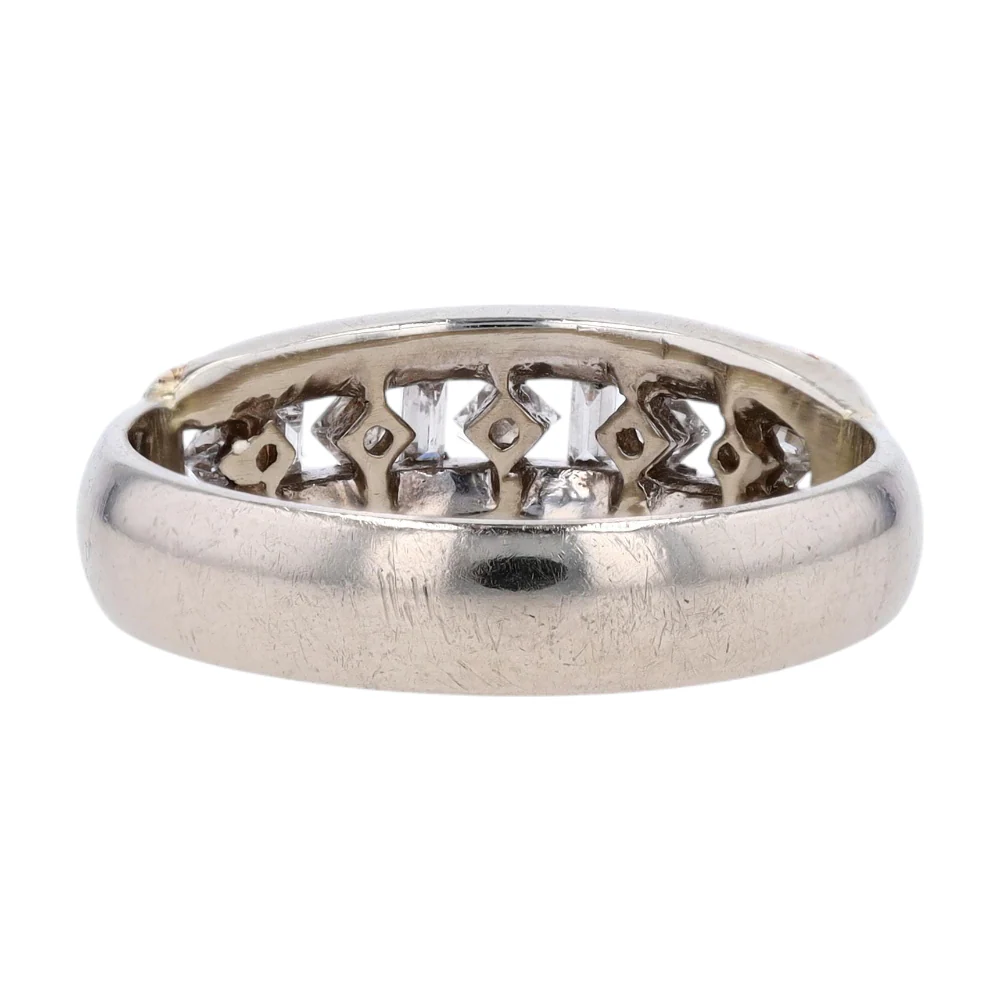1/3 ctw 14K Two-Tone Gold Diamond Band Ring - Image 3
