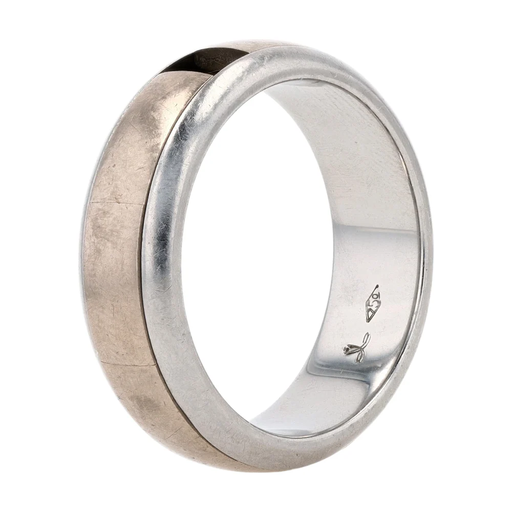 18K White Gold Band Ring - Image 3