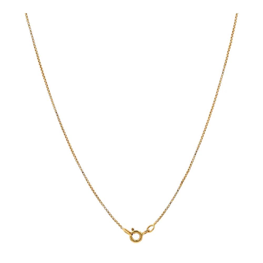 18K Yellow Gold Pendant Necklace - Image 2