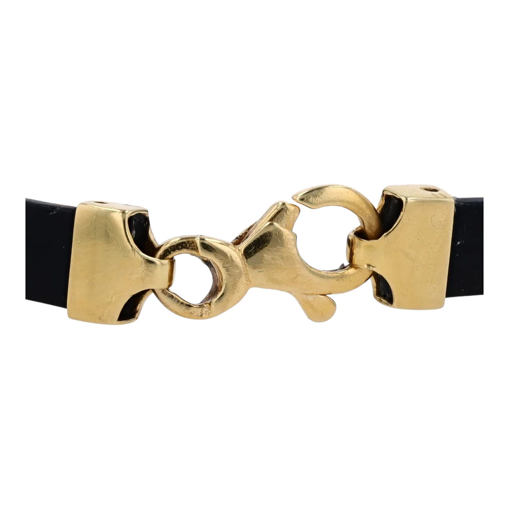 18K Yellow Gold Bangle Bracelet - Image 3