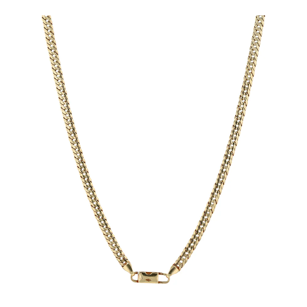 18K Yellow Gold Chain Necklace - Image 2