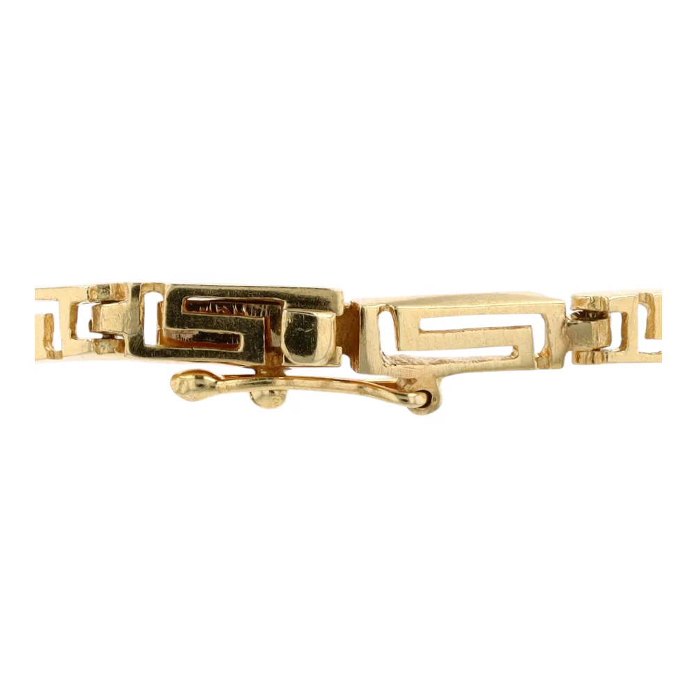 18K Yellow Gold Chain Bracelet - Image 3