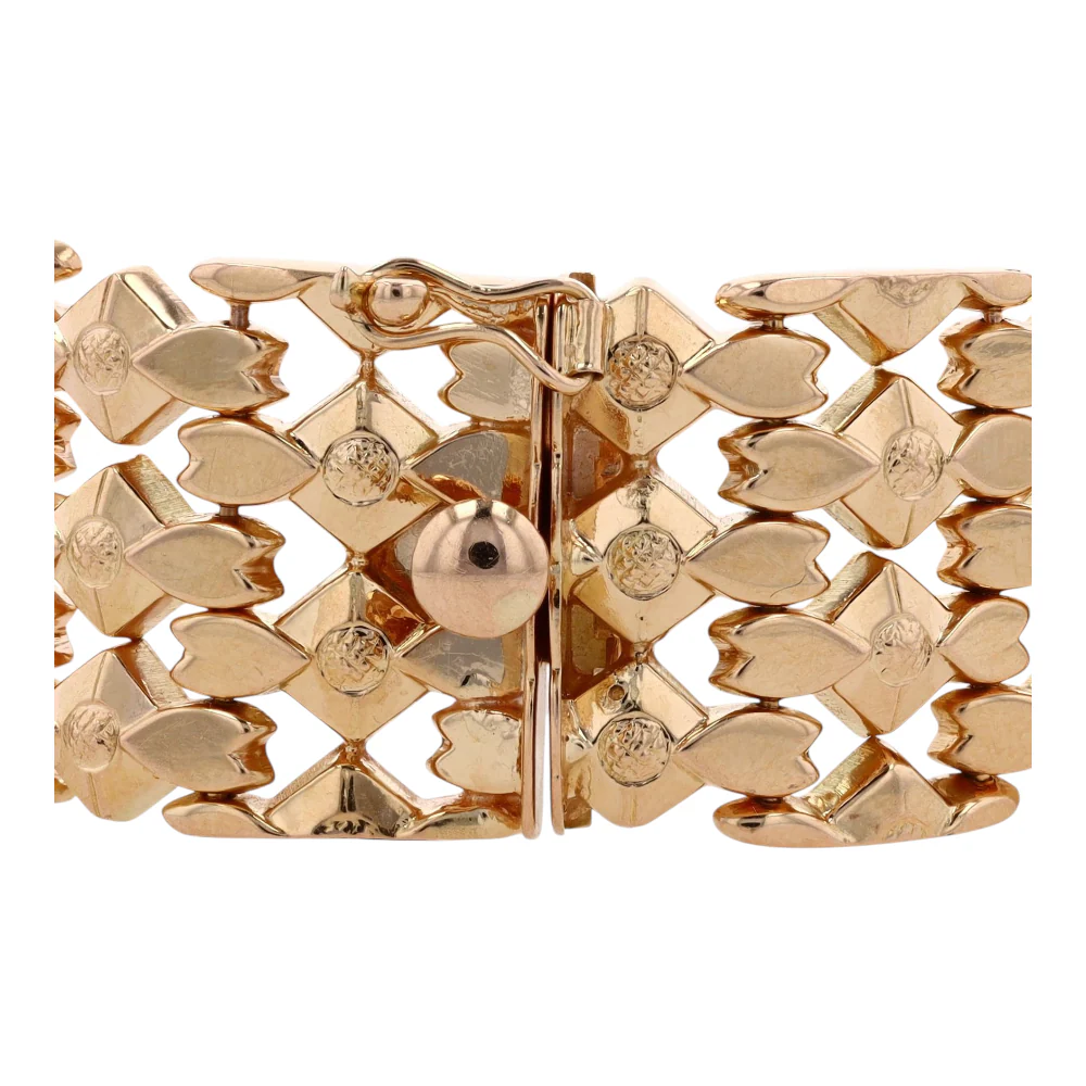 18K Yellow Gold Chain Bracelet - Image 3