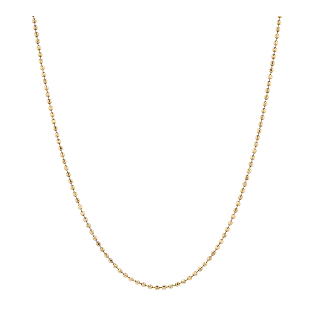 18K Yellow Gold Chain Necklace