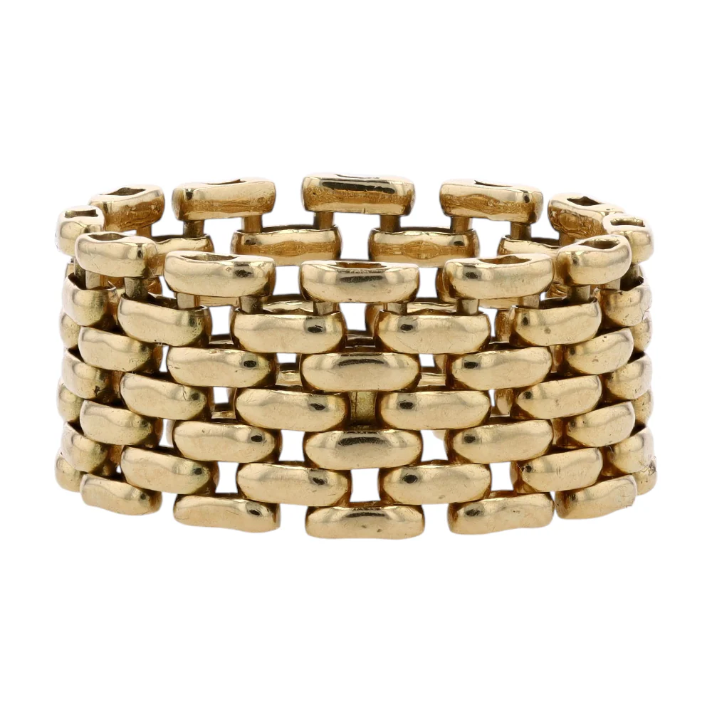 18K Yellow Gold Band Ring - Image 2