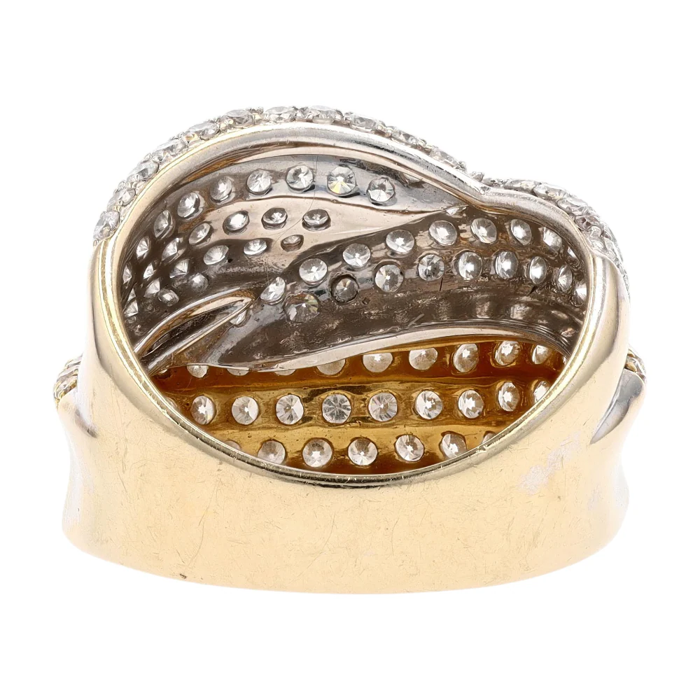 2 1/6 ctw 18K Two-Tone Gold Diamond Fashion Ring - Image 3
