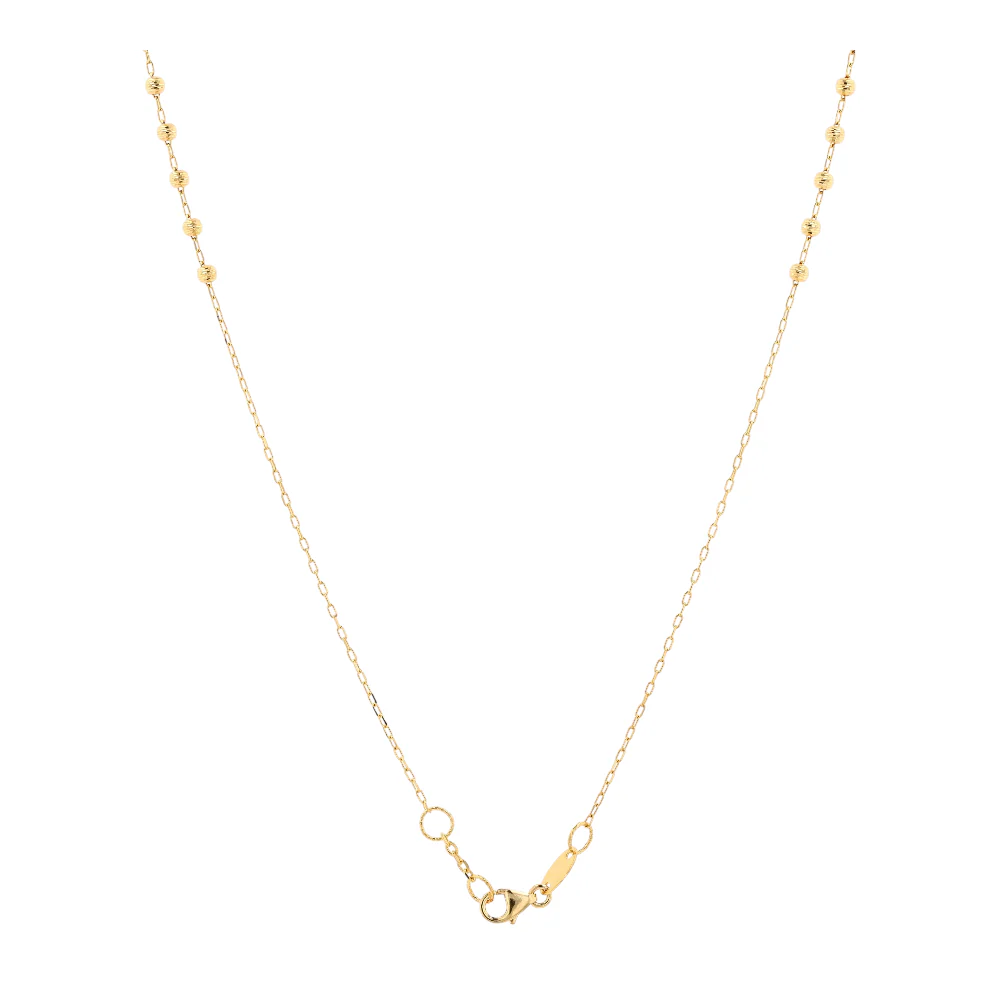 21K Yellow Gold Chain Necklace - Image 2