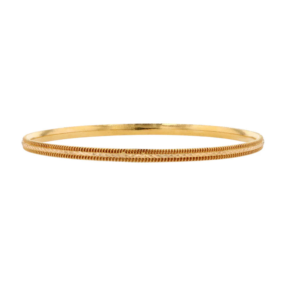 22K Yellow Gold Bangle Bracelet - Image 2