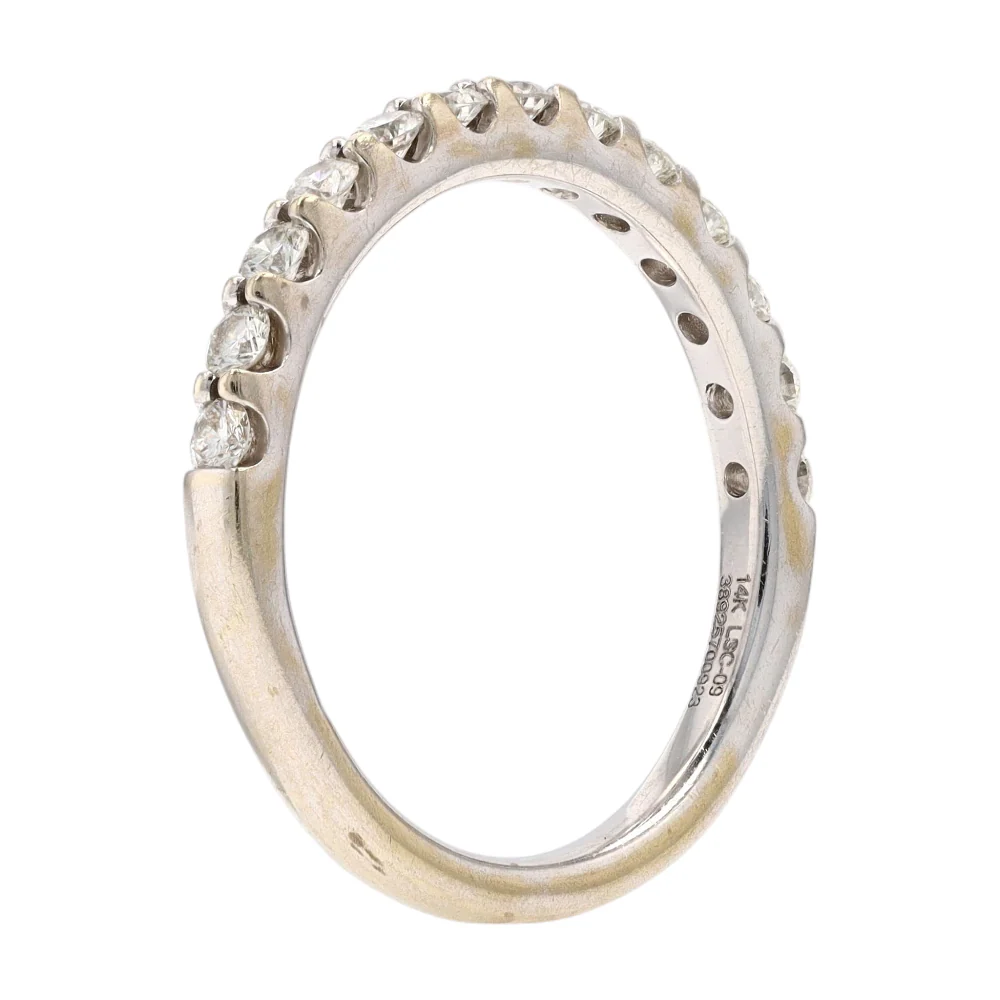 3/8 ctw 14K White Gold Diamond Band Ring - Image 5