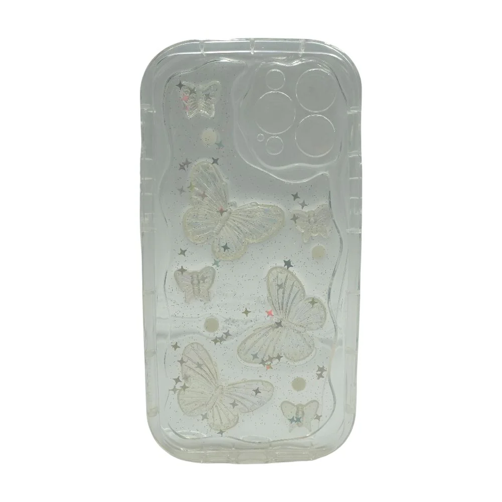 3D Cute Butterfly Pearl Phone Case For iPhone 13 Pro Max - Image 2