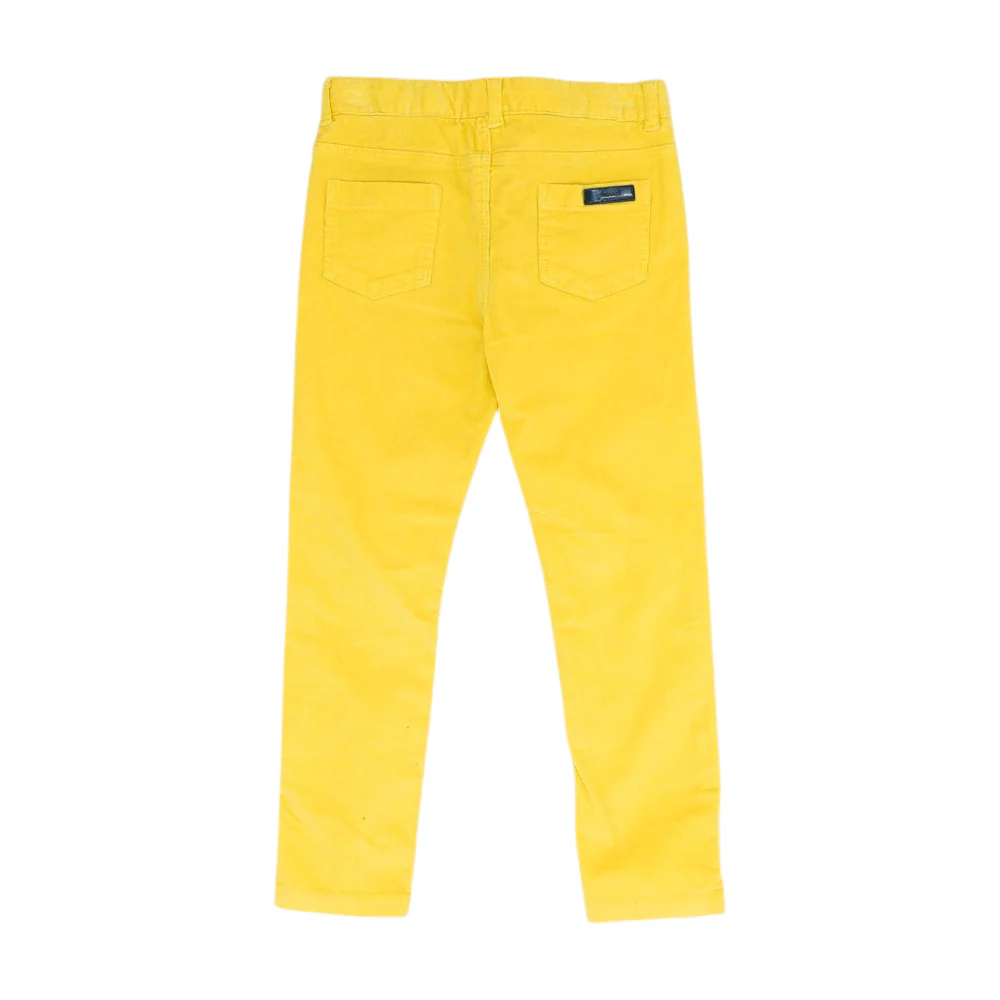 Yellow 5-Pocket Pants - Image 2