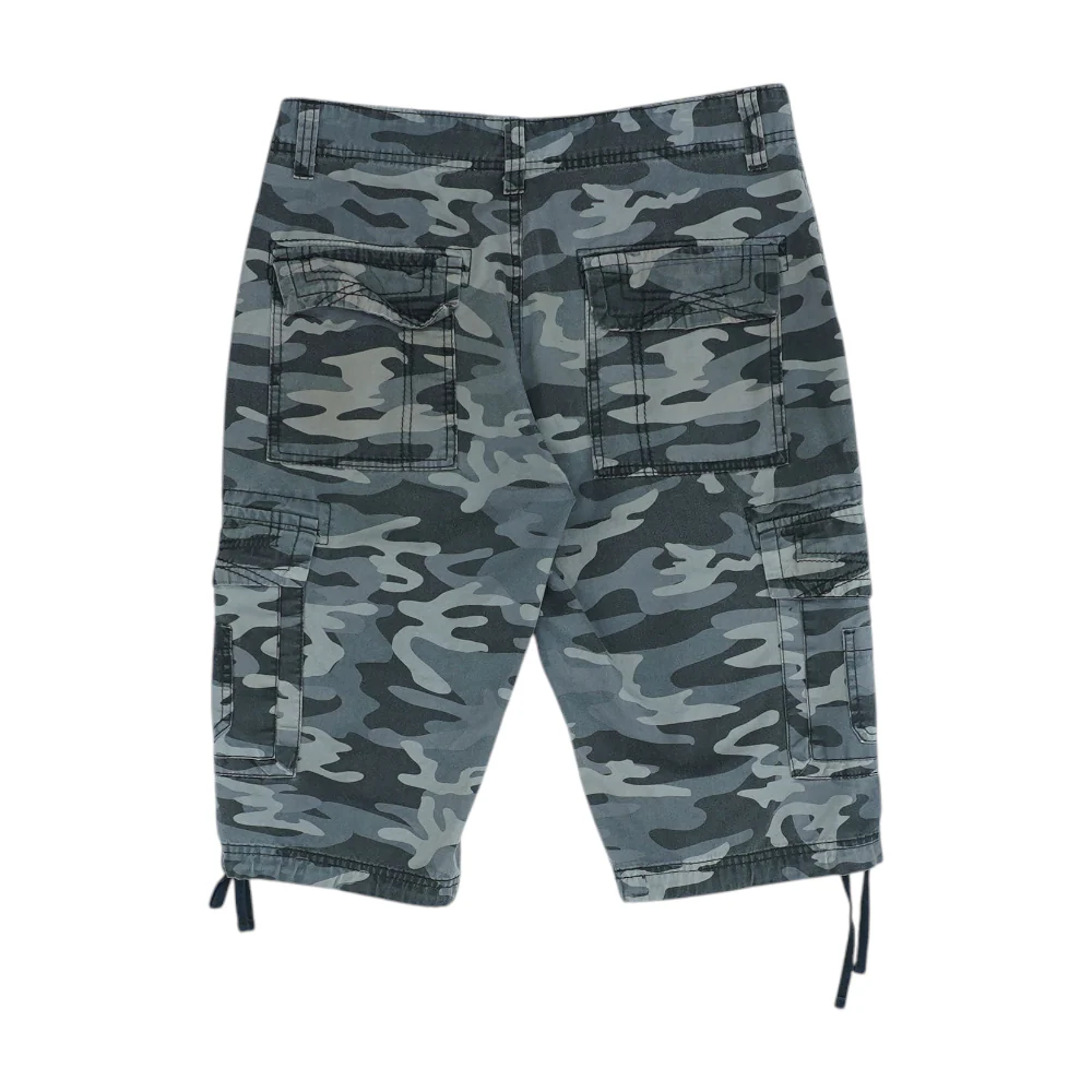Gray Camo 5-Pocket Shorts - Image 2
