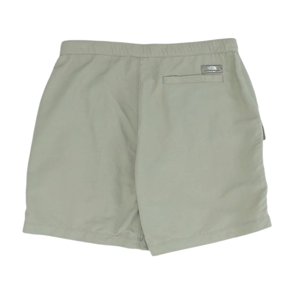 Green Solid 5-Pocket Shorts - Image 2