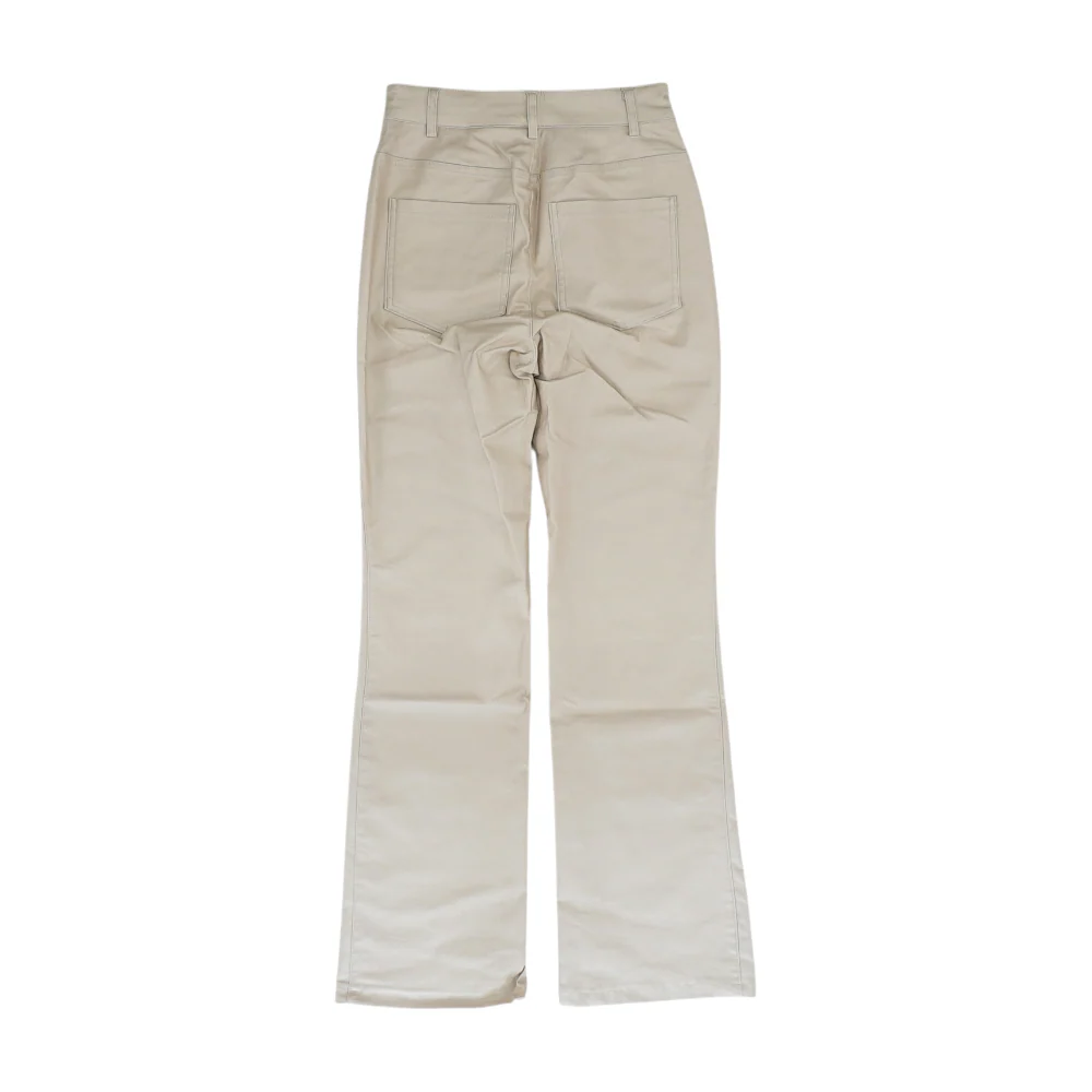 Beige Bootcut Pants - Image 2