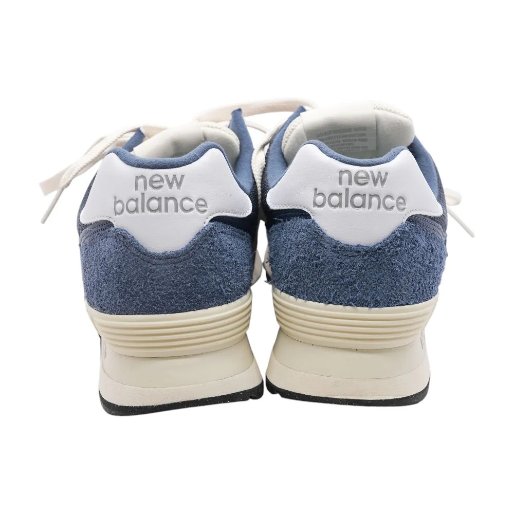 574 Blue Low Top Athletic Shoes - Image 3