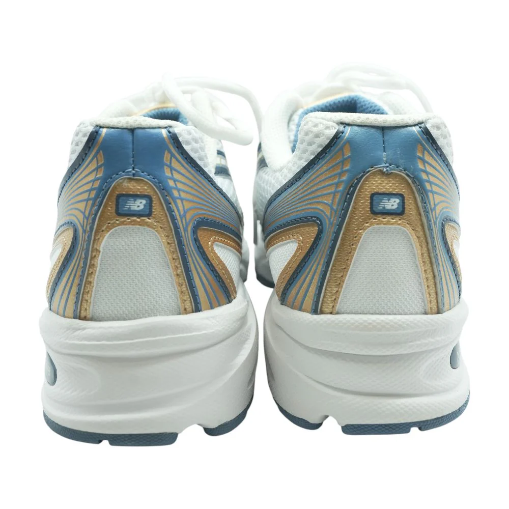 740 Gold Low Top Athletic Shoes - Image 2