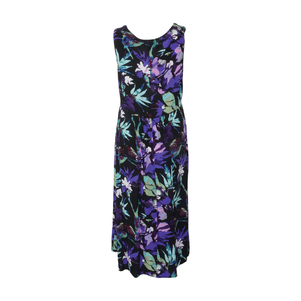 Black Floral Midi Dress - Image 2