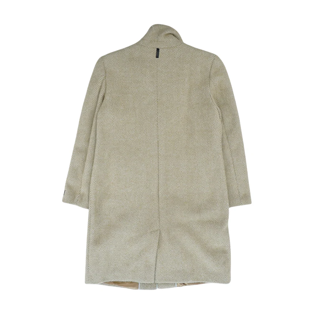 Tan Chevron Coat - Image 2