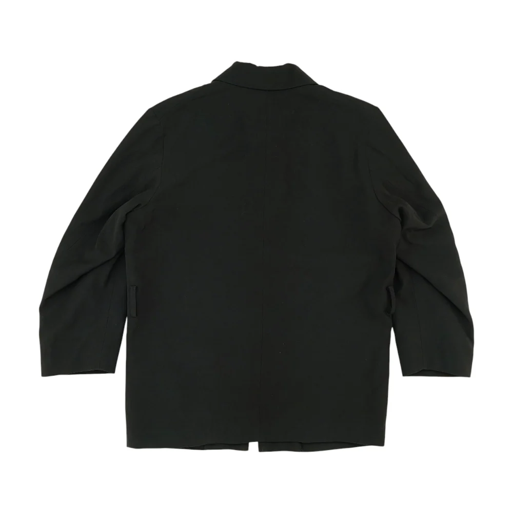 Black Solid Jacket - Image 2