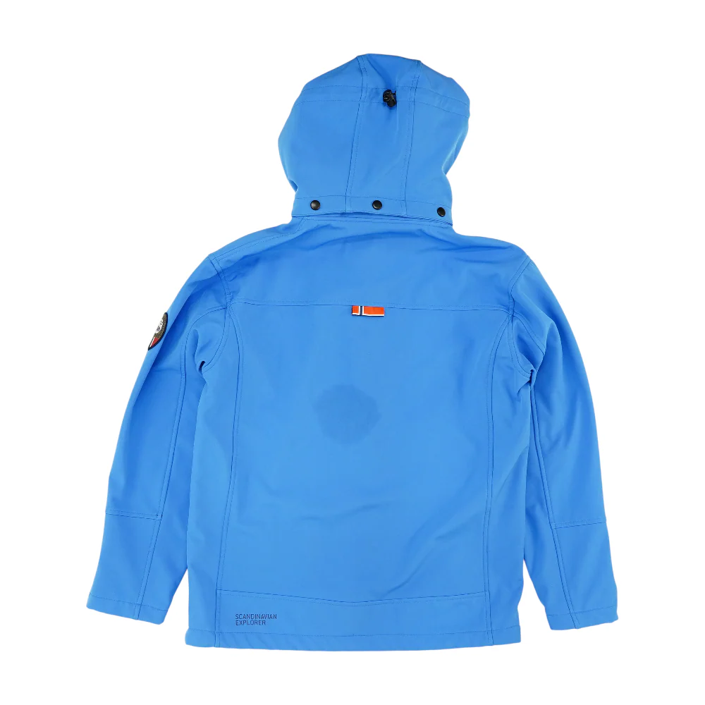 Blue Solid Jacket - Image 2