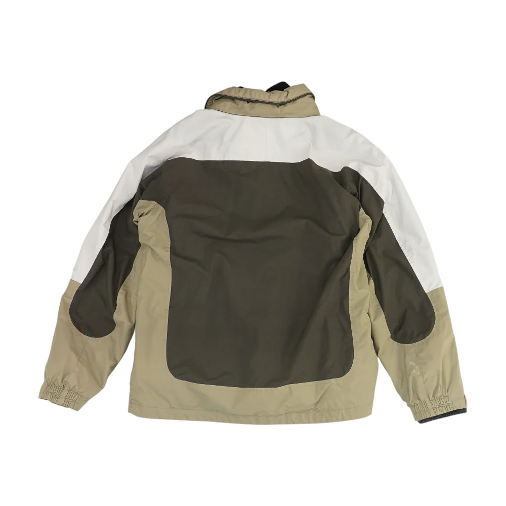 Vintage Gray Color Block Jacket - Image 2