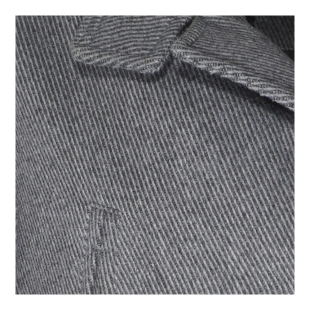 Gray Wool Solid Coat - Image 3