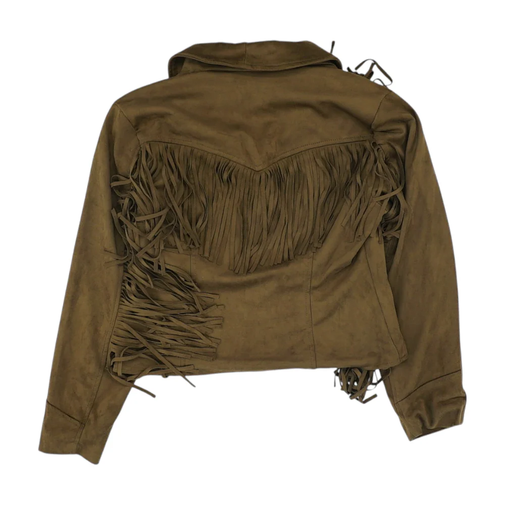 Brown Solid Jacket - Image 2