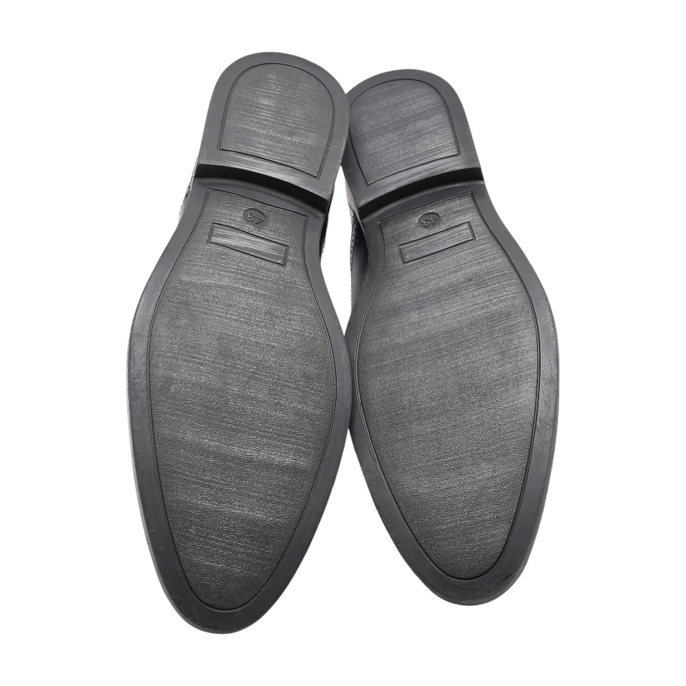 Black Lace-Up Dress Shoes - Image 3