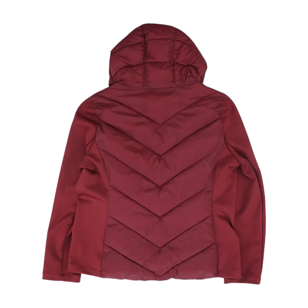 Burgundy Solid Jacket - Image 2