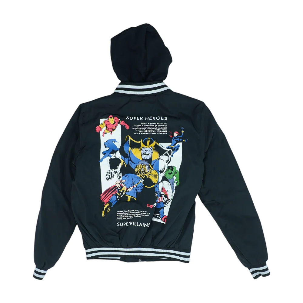 Black Solid Jacket - Image 2