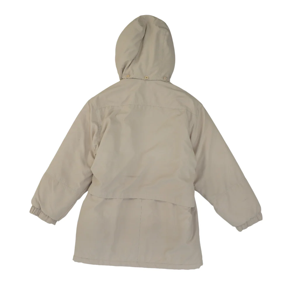 Beige Solid Coat - Image 2