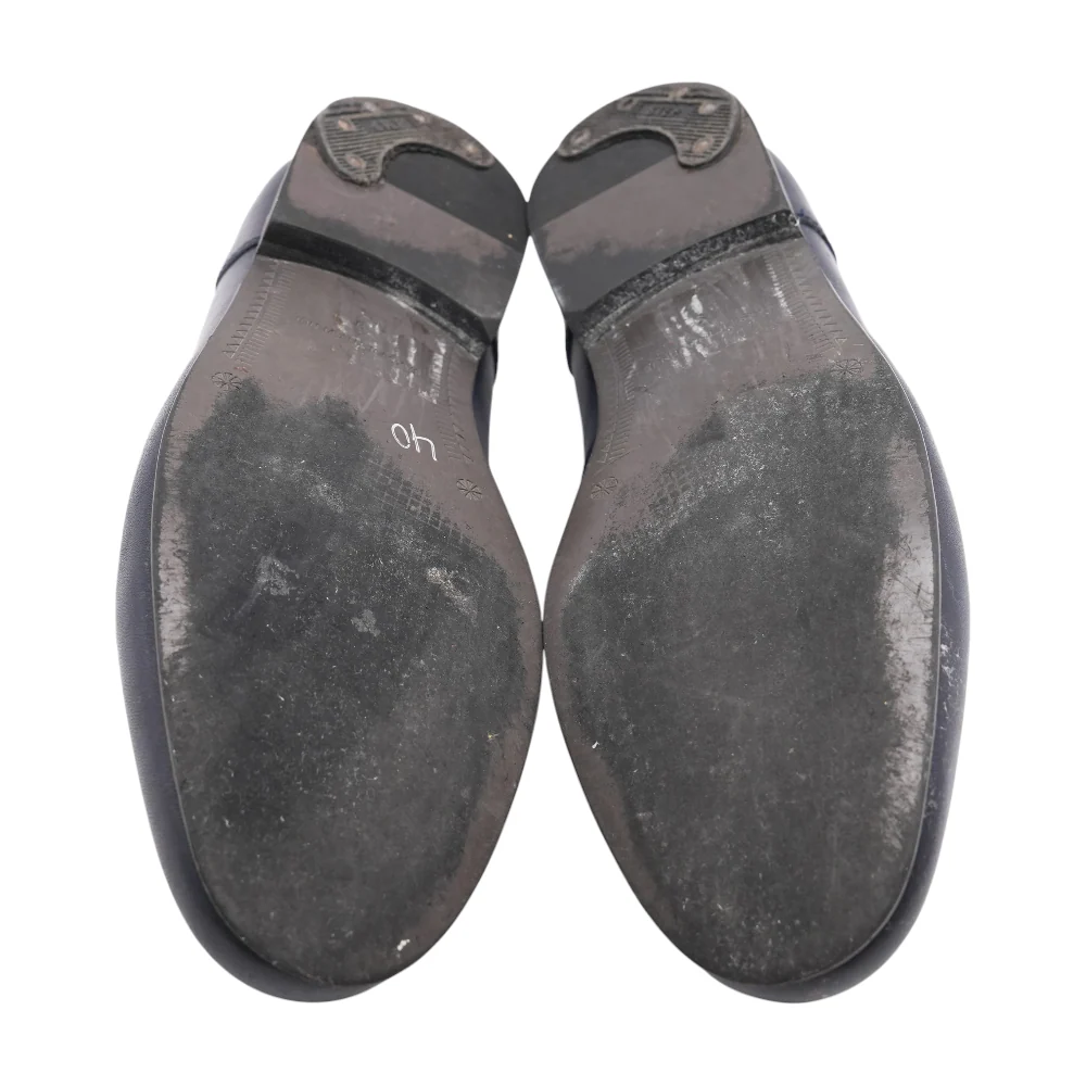 Navy Slip-On Dress Shoes - Image 3