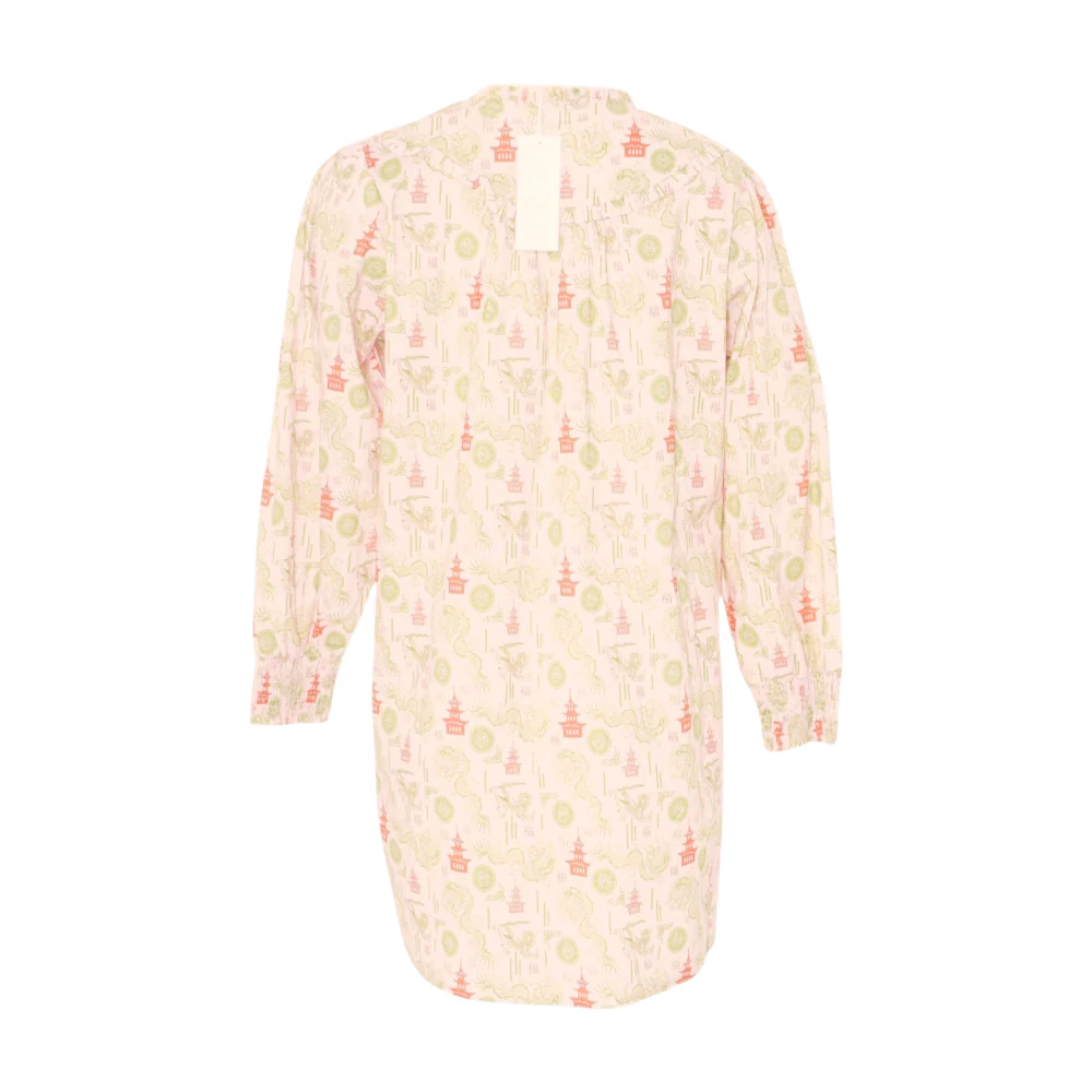 Pink Graphic Midi Dress - Image 2