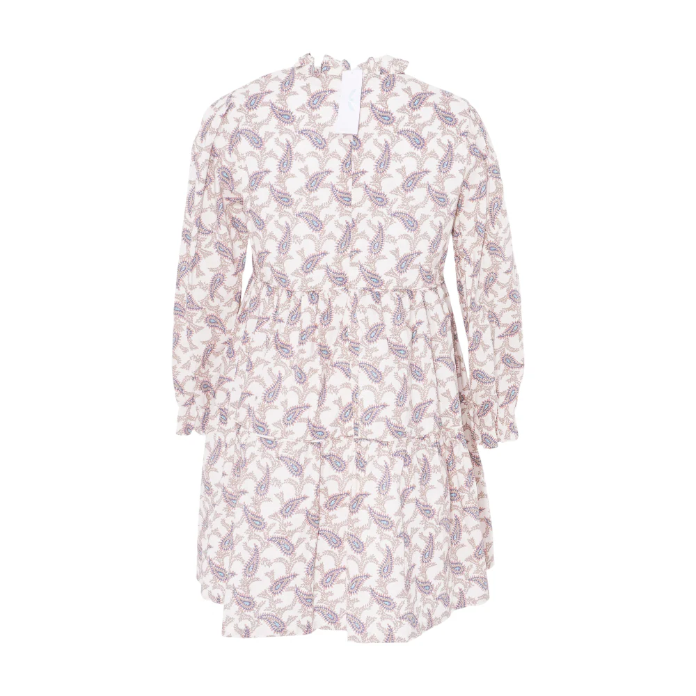 Beige Paisley Midi Dress - Image 2