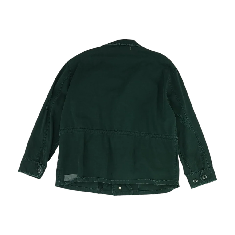 Green Solid Jacket - Image 2