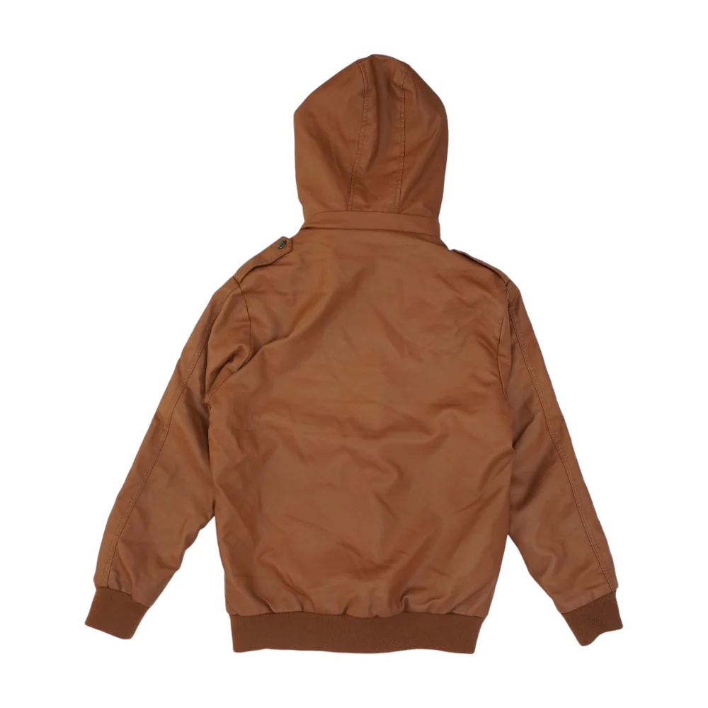 Brown Solid Jacket - Image 2