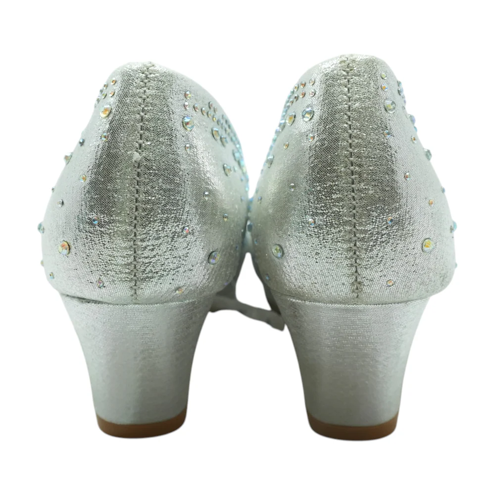 Silver Dress Shoes Shoes - Image 2