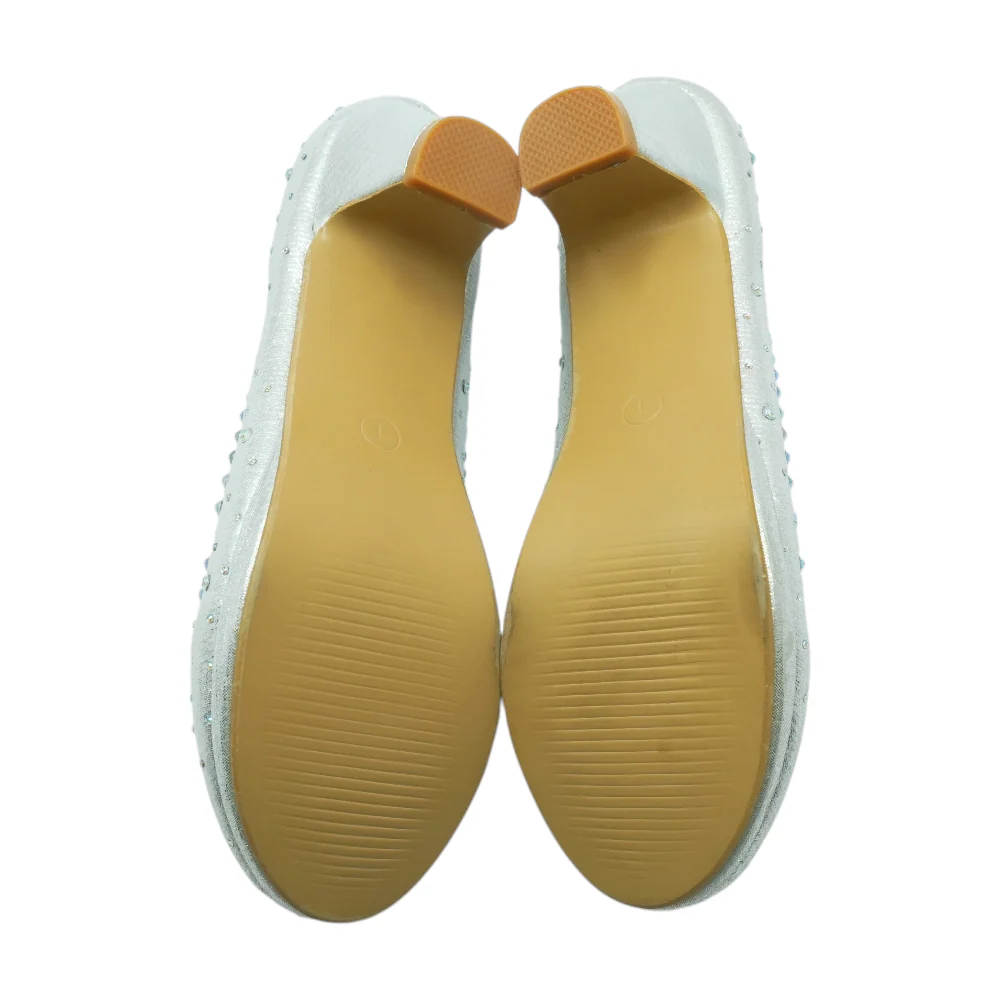 Silver Dress Shoes Shoes - Image 3