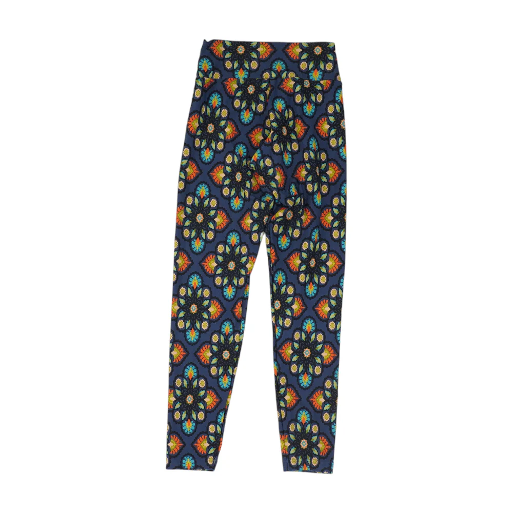 Blue Graphic Active Leggings - Image 2