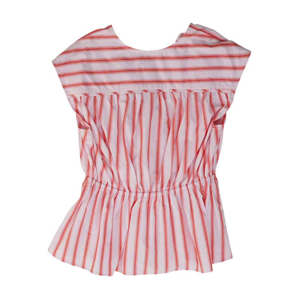 Pink Striped Blouse - Image 2