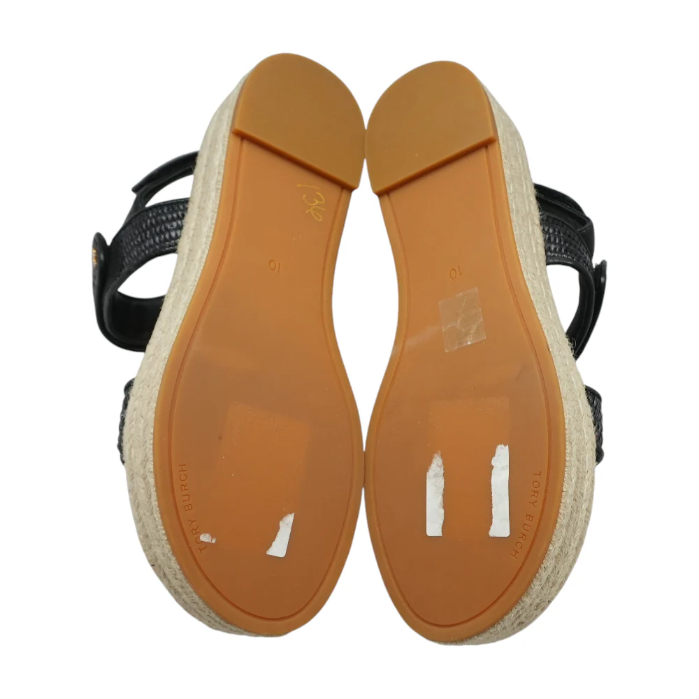 Black Flat Sandals - Image 3